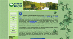 Desktop Screenshot of penzionudyje.cz